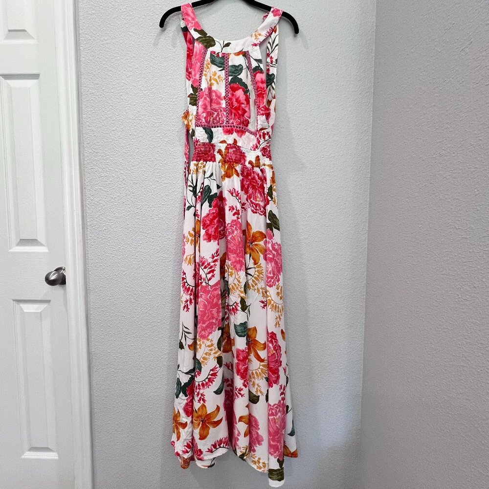 NWOT ABEL THE LABEL Floral Halter Dress